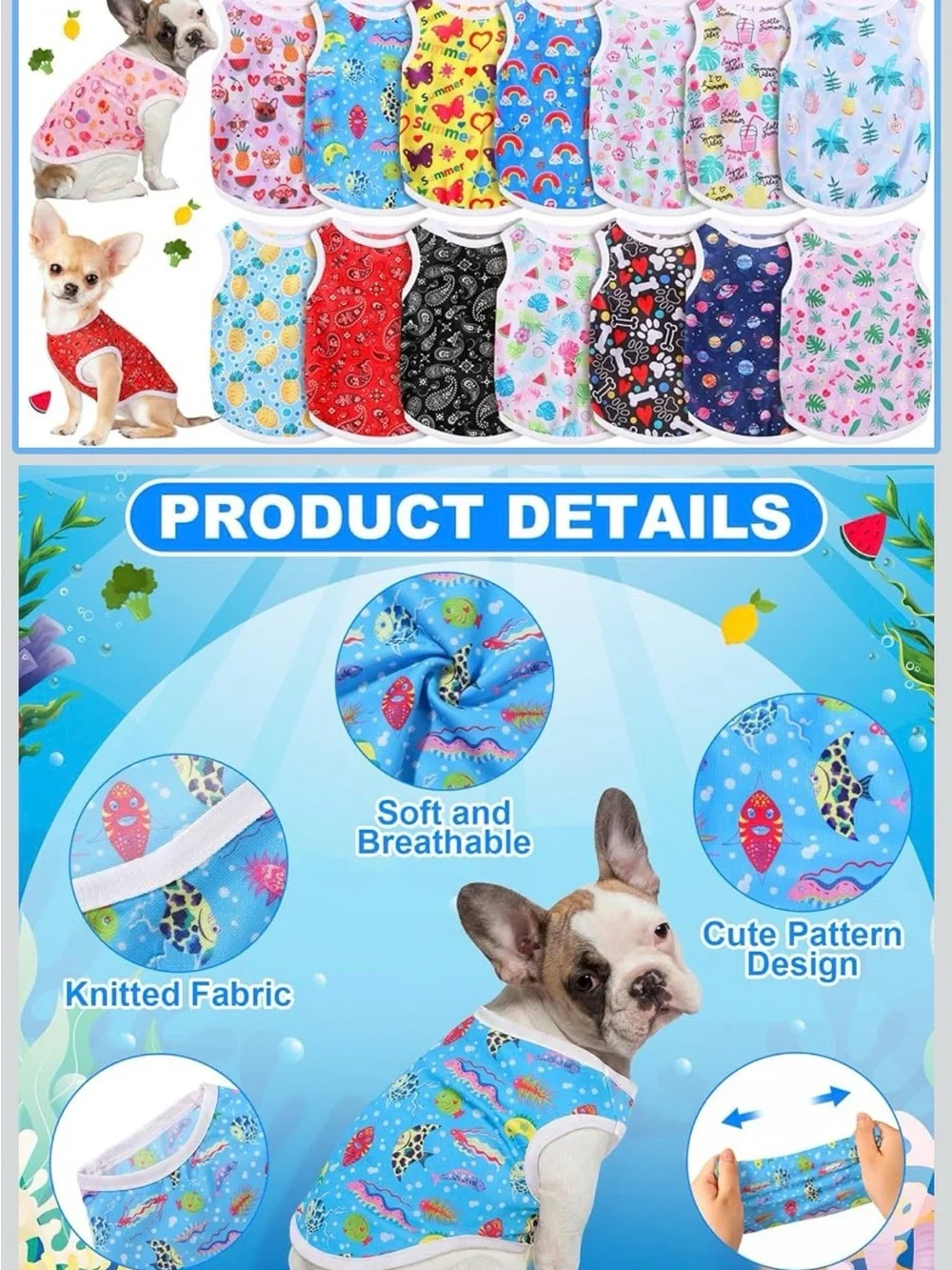 Dog shirts multi pack (25). Size Medium